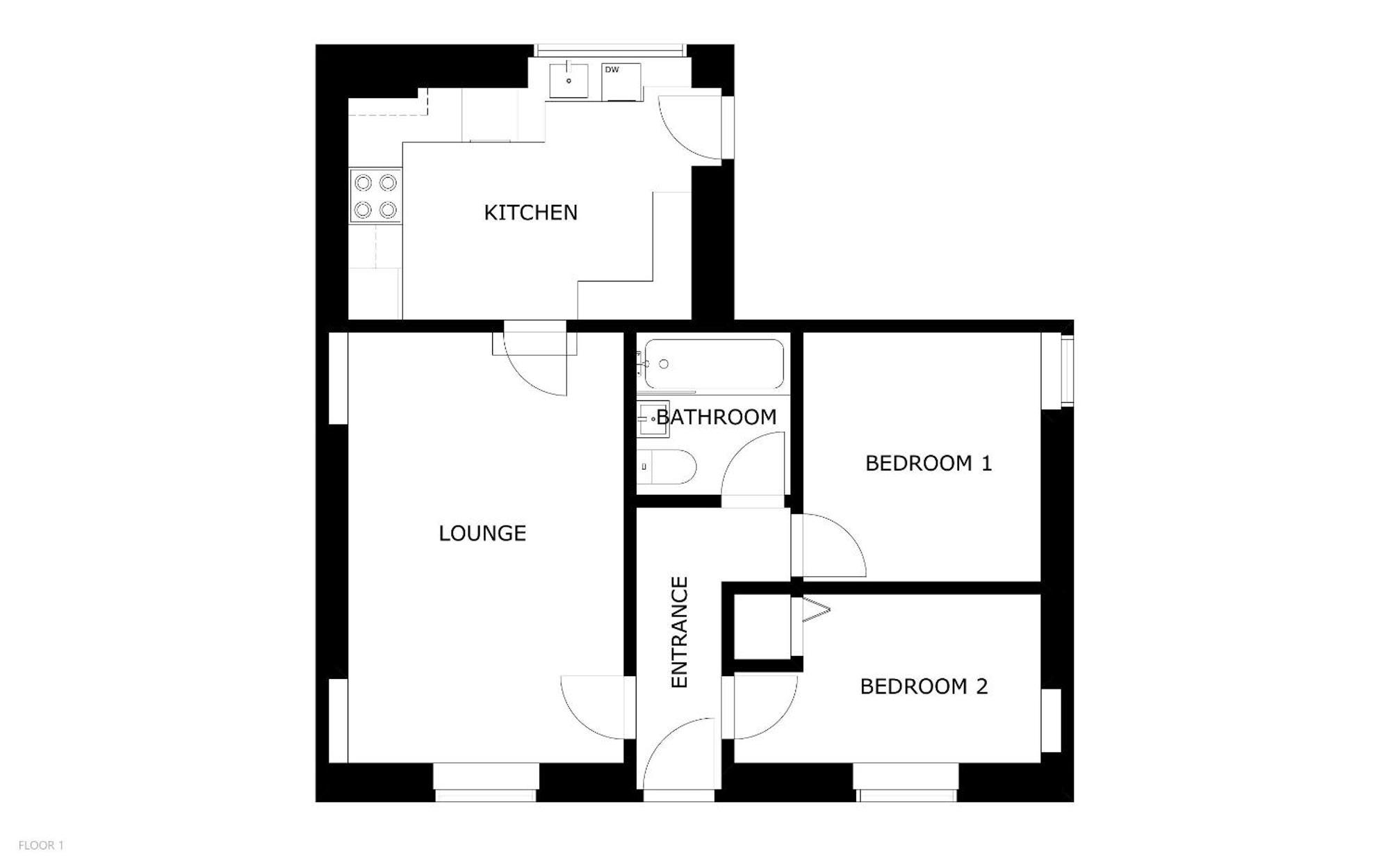 איינסטרטר Auld Fishers Catch- Homely Apartment Near The Sea מראה חיצוני תמונה